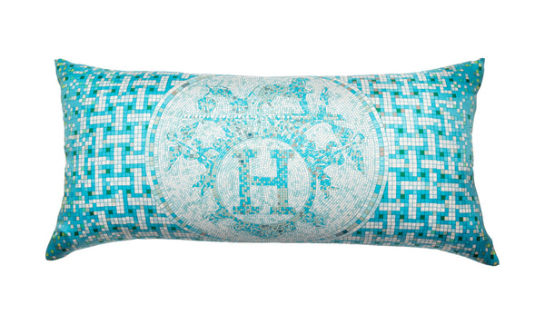 Mosaique au 24 Hermès Silk Scarf Pillow – Tribute Goods Fine Linens