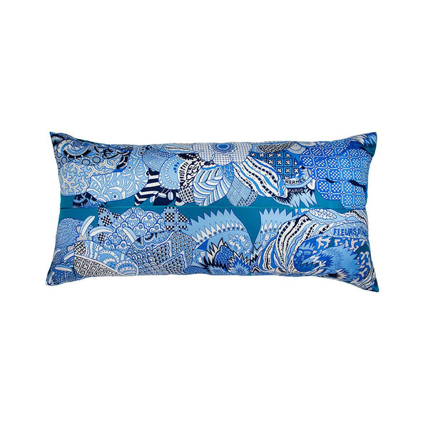 Hermes Luna Park Vintage Silk Scarf Pillow