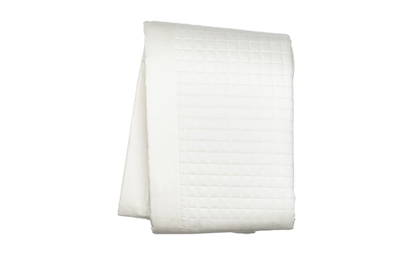 White Square Coverlet