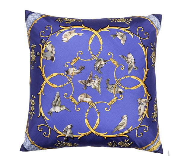 "La Clé des Champs" Hermès Silk Scarf Pillow