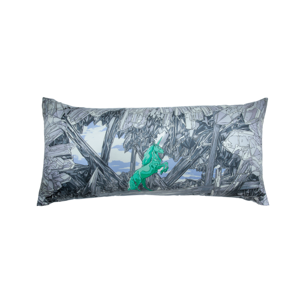 " La Vallee de Cristal" Hermès Silk Scarf Pillow
