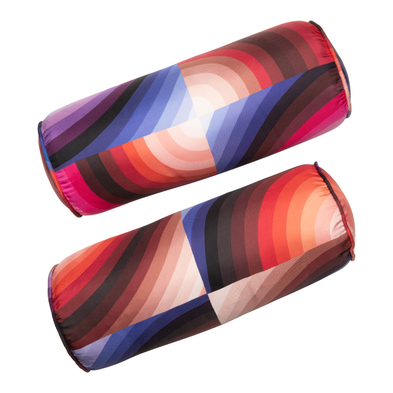 "Marcelina" Hermès Silk Scarf Bolster Pillows