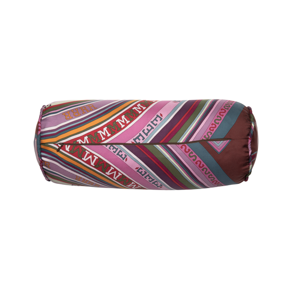 "Tohu Bohu" Hermès Silk Scarf Bolster Pillow