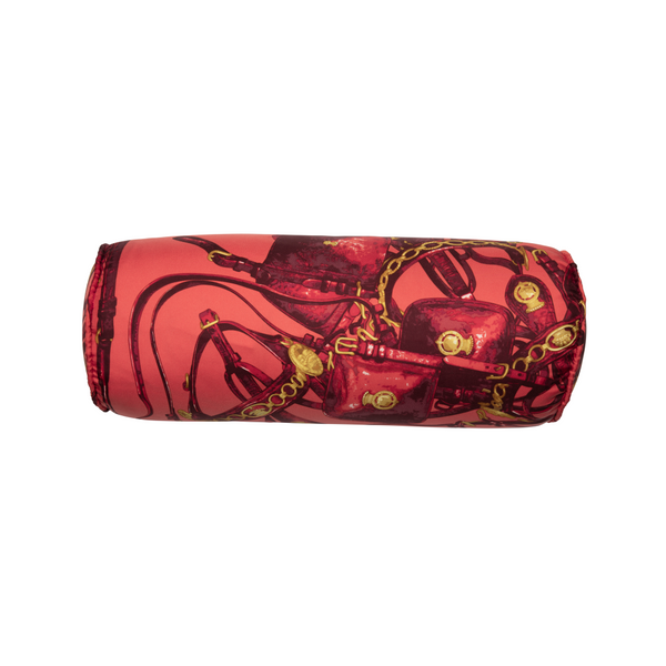 "Brides Rebelles" Hermès Silk Scarf Bolster Pillow