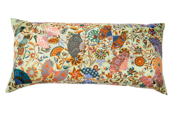 "Fleurs et Papillons de Tissus" Hermès Silk Scarf Pillow