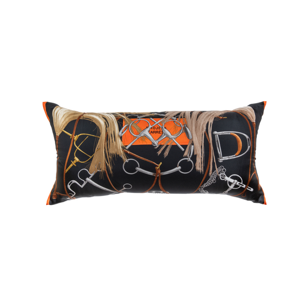 "Projets Carres" Hermès Silk Scarf Pillow