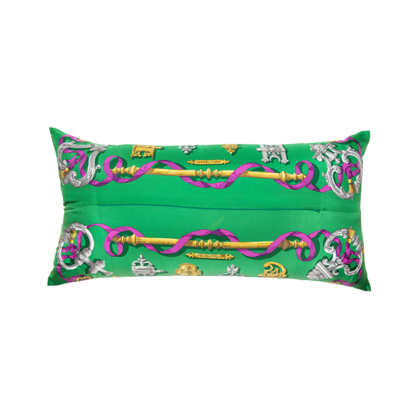 "Ferronnerie" Hermès Silk Scarf Pillow