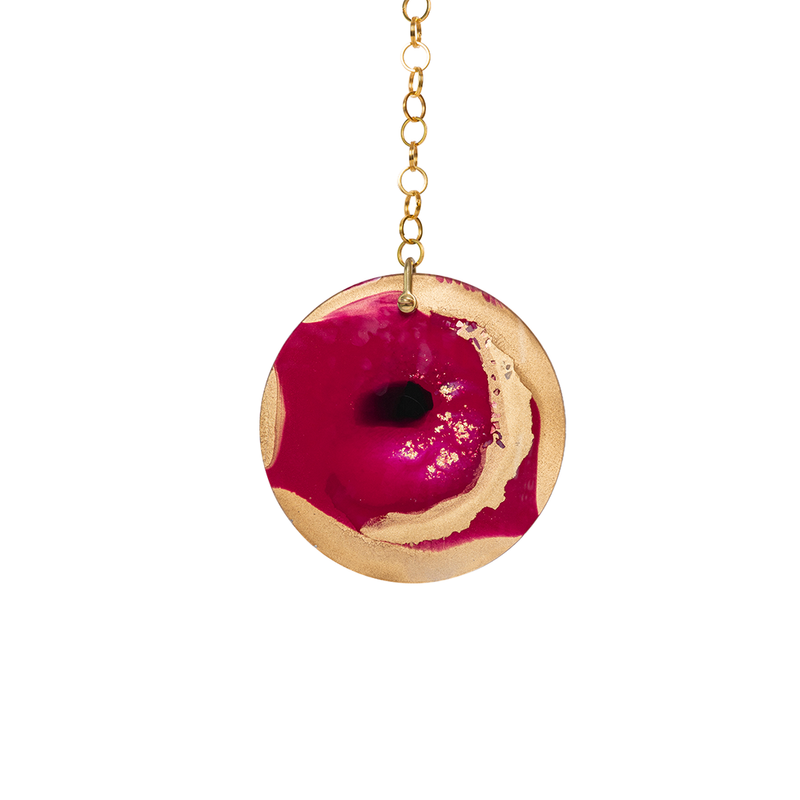 Ruby Stratified Jewel Pendant