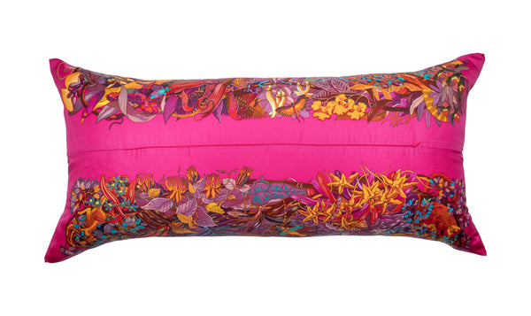 "Au Coeur de la Vie" Hermès Silk Scarf Pillow