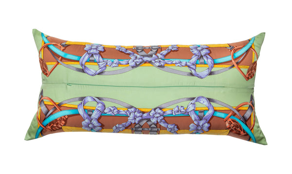 "Grand Manege" Hermès Silk Scarf Pillow
