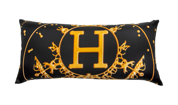 Hermes Vintage Pure Cashmere H Scarf / Blanket