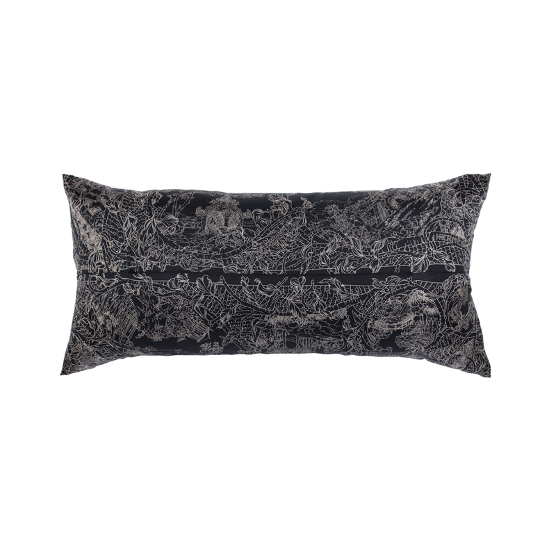 "Fantaisie Pittoresque" Hermès Silk Scarf Pillow - Tribute Goods