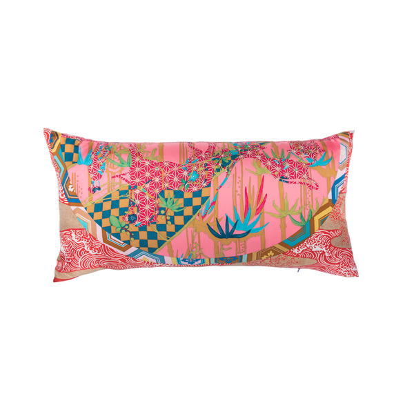 "Ex Libris En Kimonos" Hermès Silk Scarf Pillow - Tribute Goods