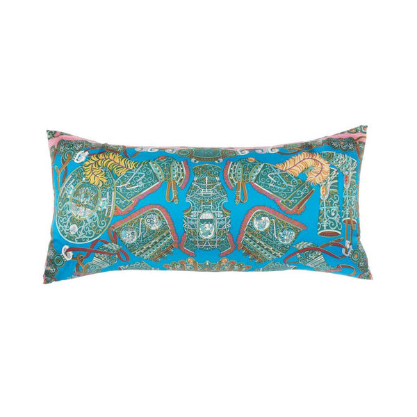 "Sous l'Egide de Mars" Hermès Silk Scarf Pillow - Tribute Goods