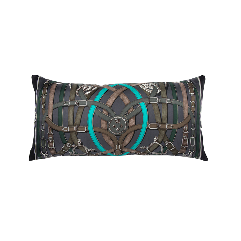 "Cavalcadour" Hermès Silk Scarf Pillow - Tribute Goods