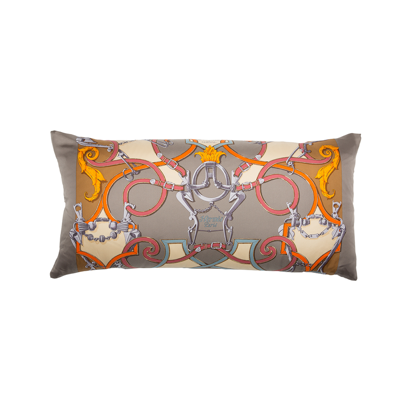"L'Instruction du Roy" Hermès Silk Scarf Pillow - Tribute Goods
