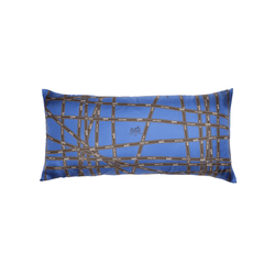 “Bolduc Ribbon” Vintage Hermes Silk Pillow - Tribute Goods
