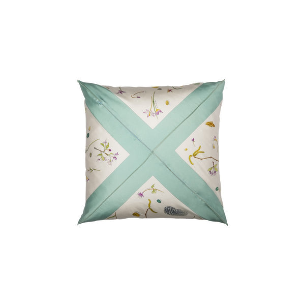 "Fleurs et Plumes" Hermès Silk Scarf Pillow - Tribute Goods