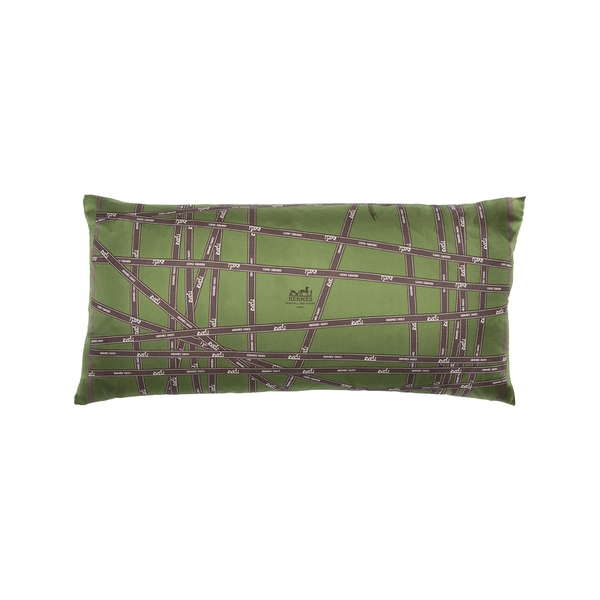 “Bolduc Ribbon” Silk Scarf Pillow - Tribute Goods