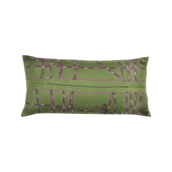 “Bolduc Ribbon” Silk Scarf Pillow - Tribute Goods