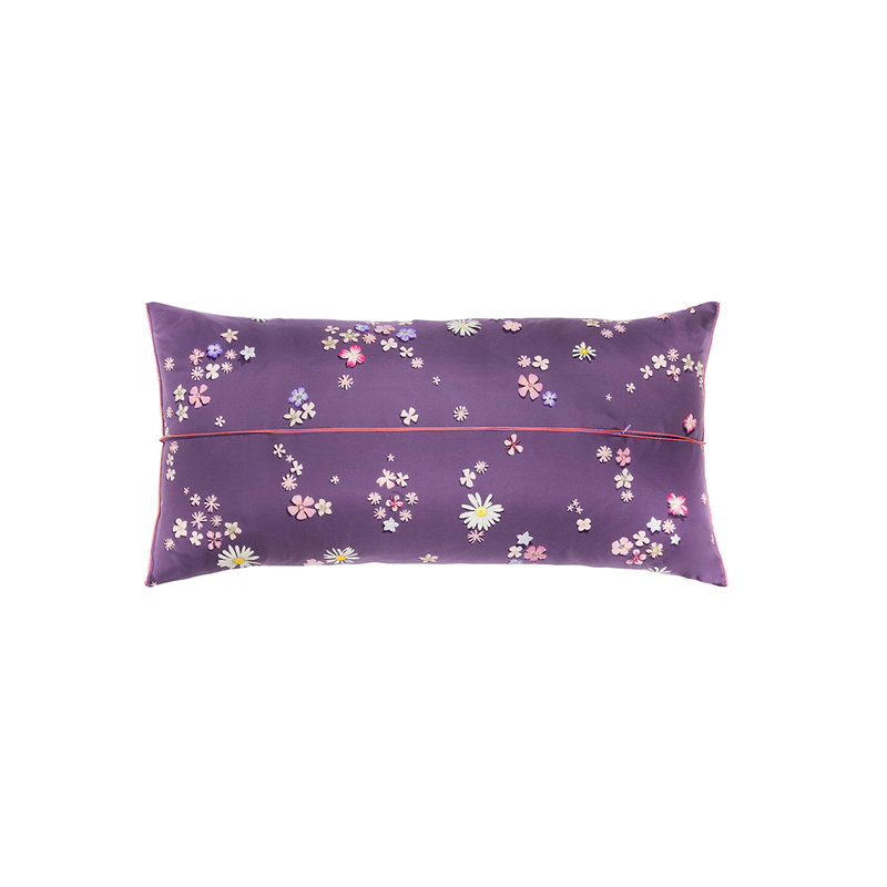 "Flower Power" Hermès Silk Scarf Pillow - Tribute Goods