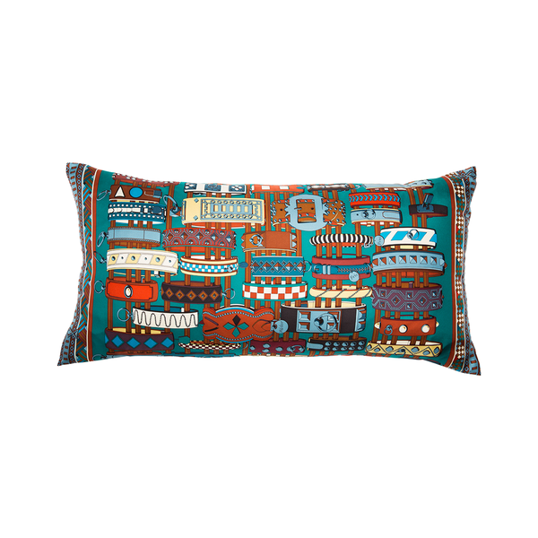 "Colliers De Chiens" Hermès Silk Scarf Pillow - Tribute Goods