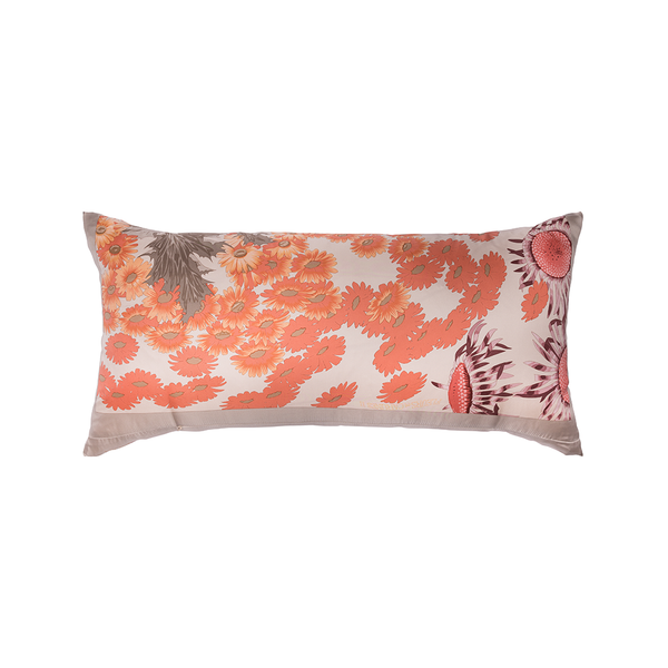 “Fleurs et Carlines II” Vintage  Hermès Silk Pillows - Tribute Goods