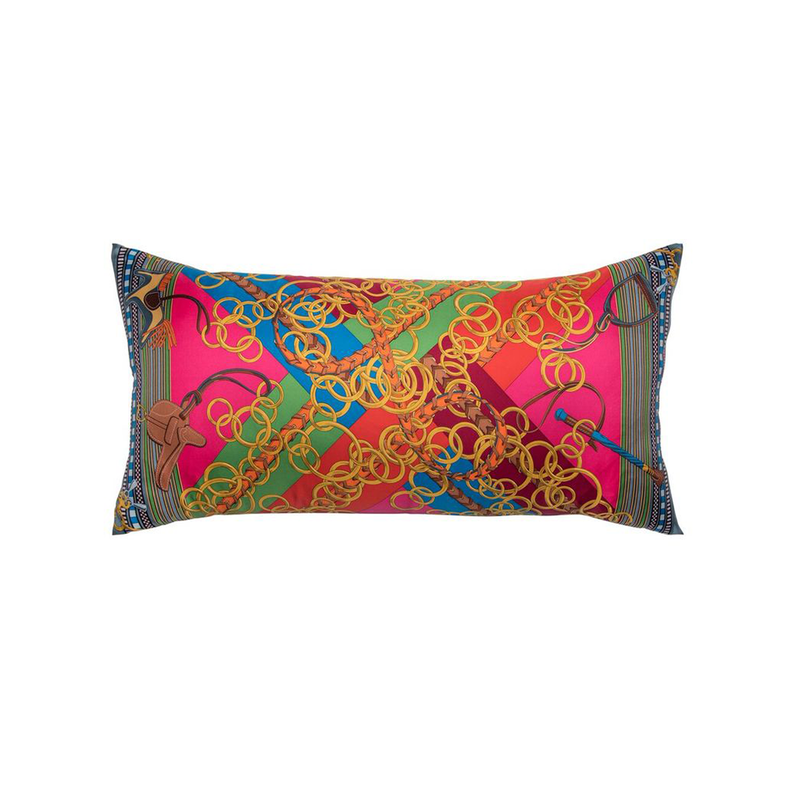 "Brides et Gris-Gris" Hermès Silk Scarf Pillow - Tribute Goods