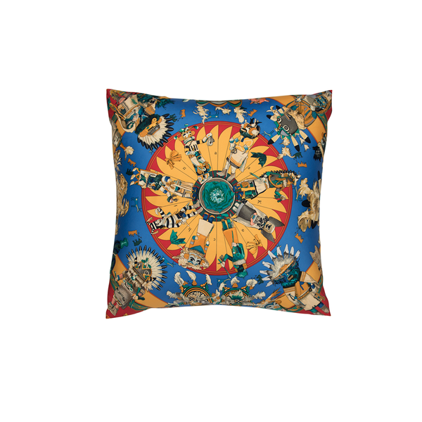 "Kachina" Hermès Silk Scarf Pillow - Tribute Goods