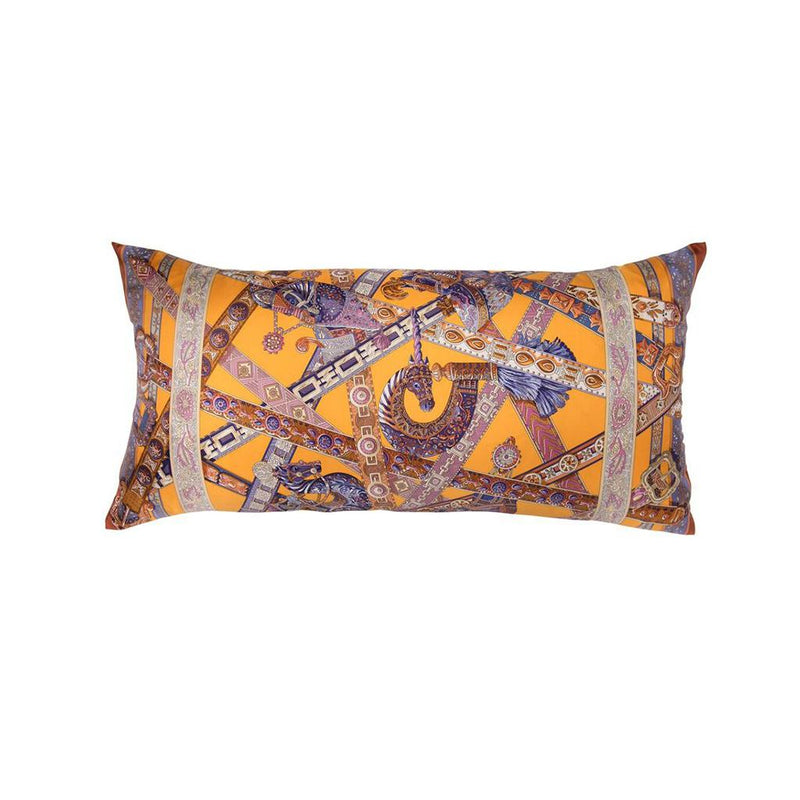 Vintage Hermes Le Songe de La Licorne Hermès Silk Scarf Pillow