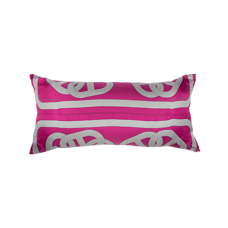 "Circuit 24 Faubourg" Hermès Silk Scarf Pillow - Tribute Goods
