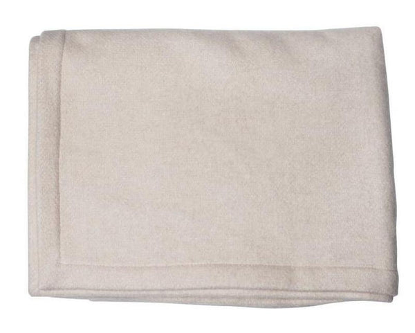 Oatmeal Cashmere & Silk Blanket - Tribute Goods