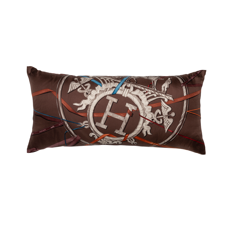 "Attrape Tes Reves" Hermès Silk Scarf Pillow