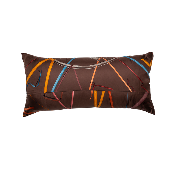 "Attrape Tes Reves" Hermès Silk Scarf Pillow