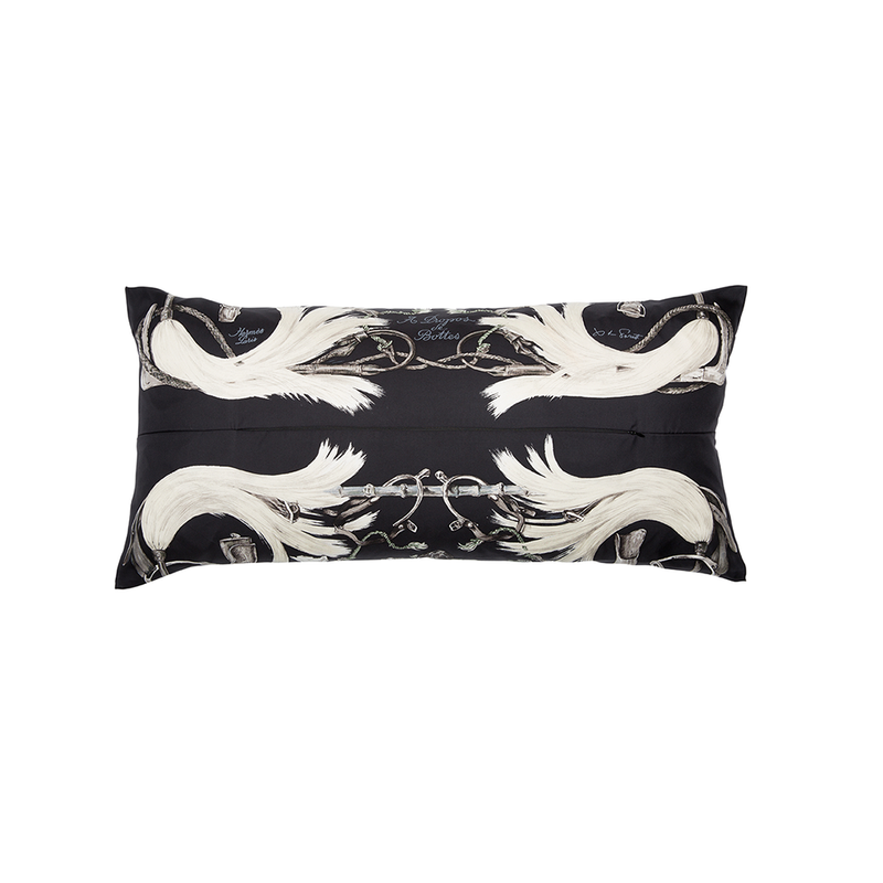"A Propos de Bottes" Hermès Silk Scarf Pillow - Tribute Goods