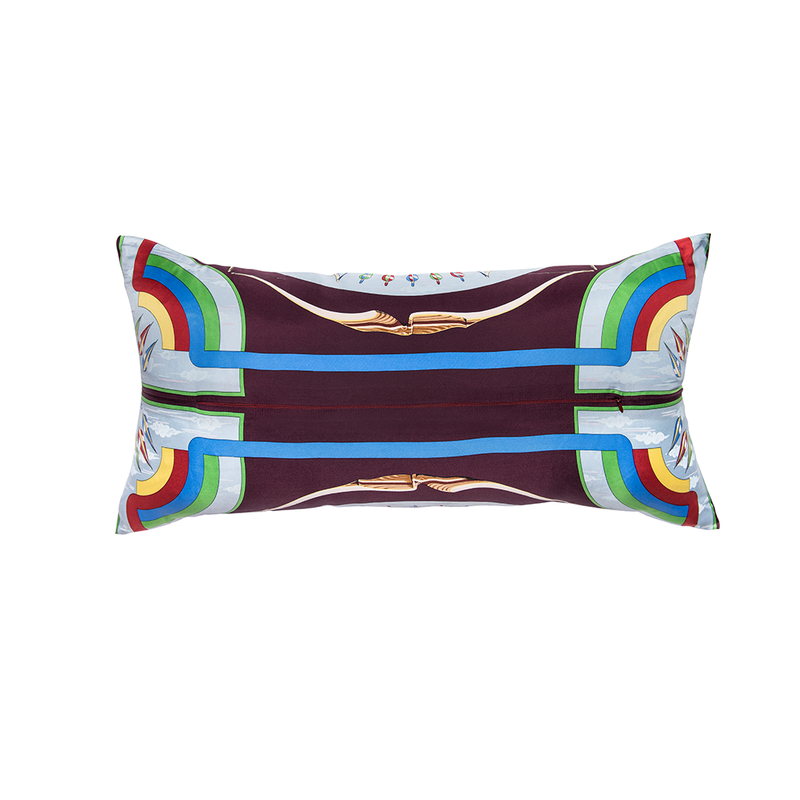 "Arcs-En-Ciel" Hermès Silk Scarf Pillow