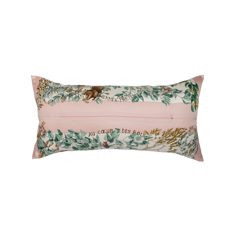 "Au Coeur Des Bois" Hermès Silk Scarf Pillow - Tribute Goods