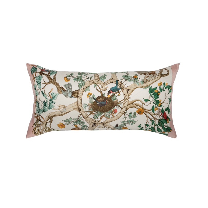 "Au Coeur Des Bois" Hermès Silk Scarf Pillow - Tribute Goods