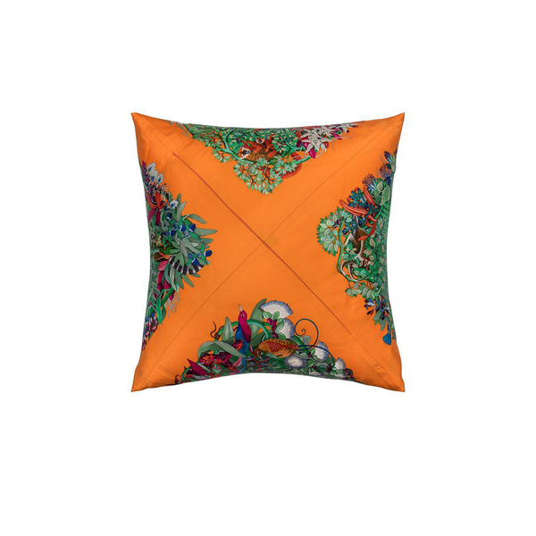 "Au Coeur de la Vie" Hermès Silk Scarf Pillow - Tribute Goods