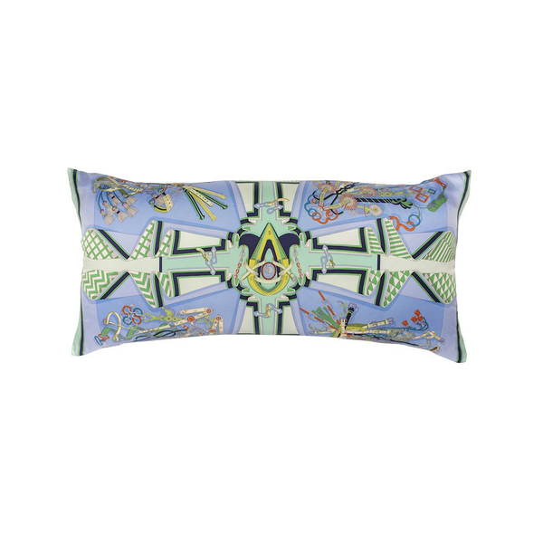 "Bouquets Selliers" Hermès Silk Scarf Pillow - Tribute Goods