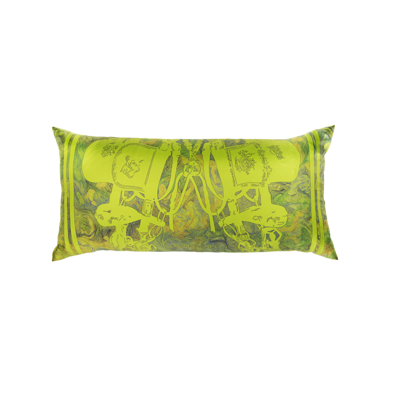 "Brides de Gala" Hermès Silk Scarf Pillow - Tribute Goods