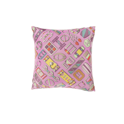 "Carre en Boucles" Hermès Silk Scarf Pillow - Tribute Goods