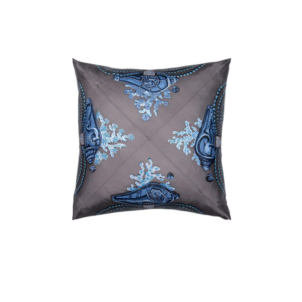 "Chemins de Corail" Hermès Silk Scarf Pillow - Tribute Goods