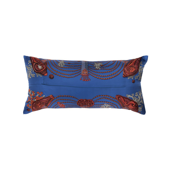 "Chemins de Corail" Hermès Silk Scarf Pillow - Tribute Goods