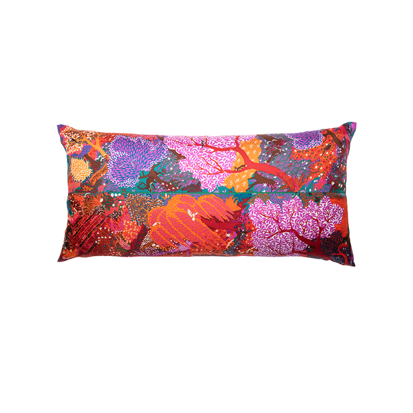 "Dans un Jardin Anglais" Hermès Silk Scarf Pillow