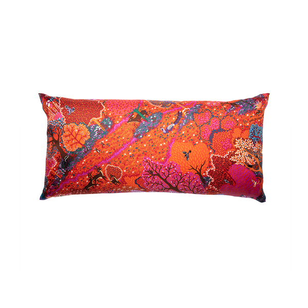 "Dans un Jardin Anglais" Hermès Silk Scarf Pillow