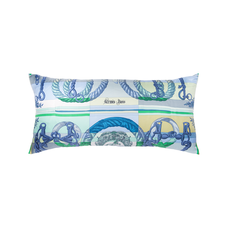 "Della Cavalleria" Hermès Silk Scarf Pillow - Tribute Goods