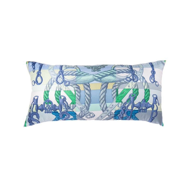 "Della Cavalleria" Hermès Silk Scarf Pillow - Tribute Goods