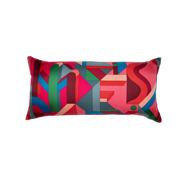 "Perspective Cavaliere" Hermès Silk Scarf Pillow - Tribute Goods