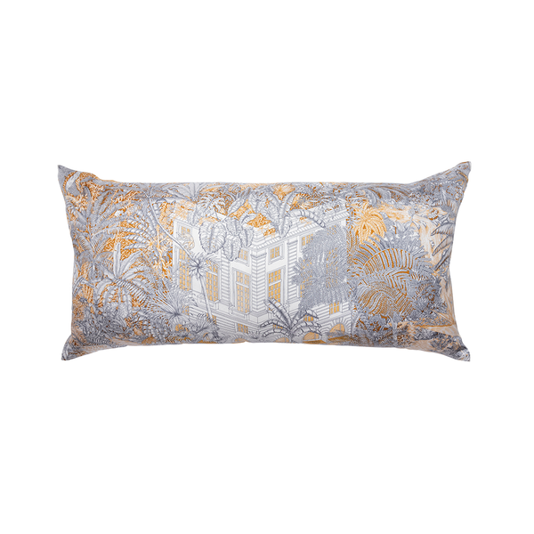 "Faubourg Tropical" Hermès Silk Scarf Pillow